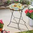 Smart Garden 35x50cm Sunflower Glass Table - Old Railway Line Garden Centre