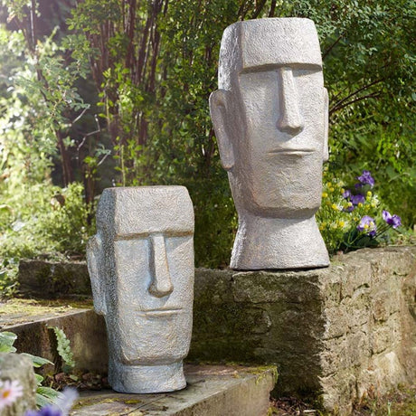 Smart Garden 40cm Stone Effect Easter Islander - Old Railway Line Garden Centre