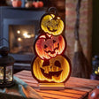 Smart Garden 41.5cm Infinity Glass Pumpkins Indoor Light Ornament - Old Railway Line Garden Centre