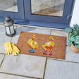 Smart Garden 45cm x 75cm Ducks in Wellies Decoir Door Mat - Old Railway Line Garden Centre