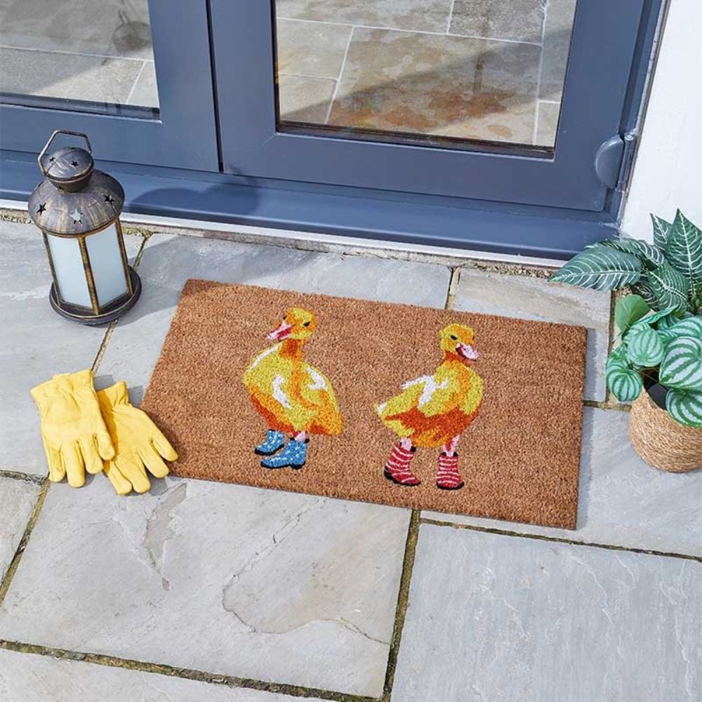Smart Garden 45cm x 75cm Ducks in Wellies Decoir Door Mat - Old Railway Line Garden Centre
