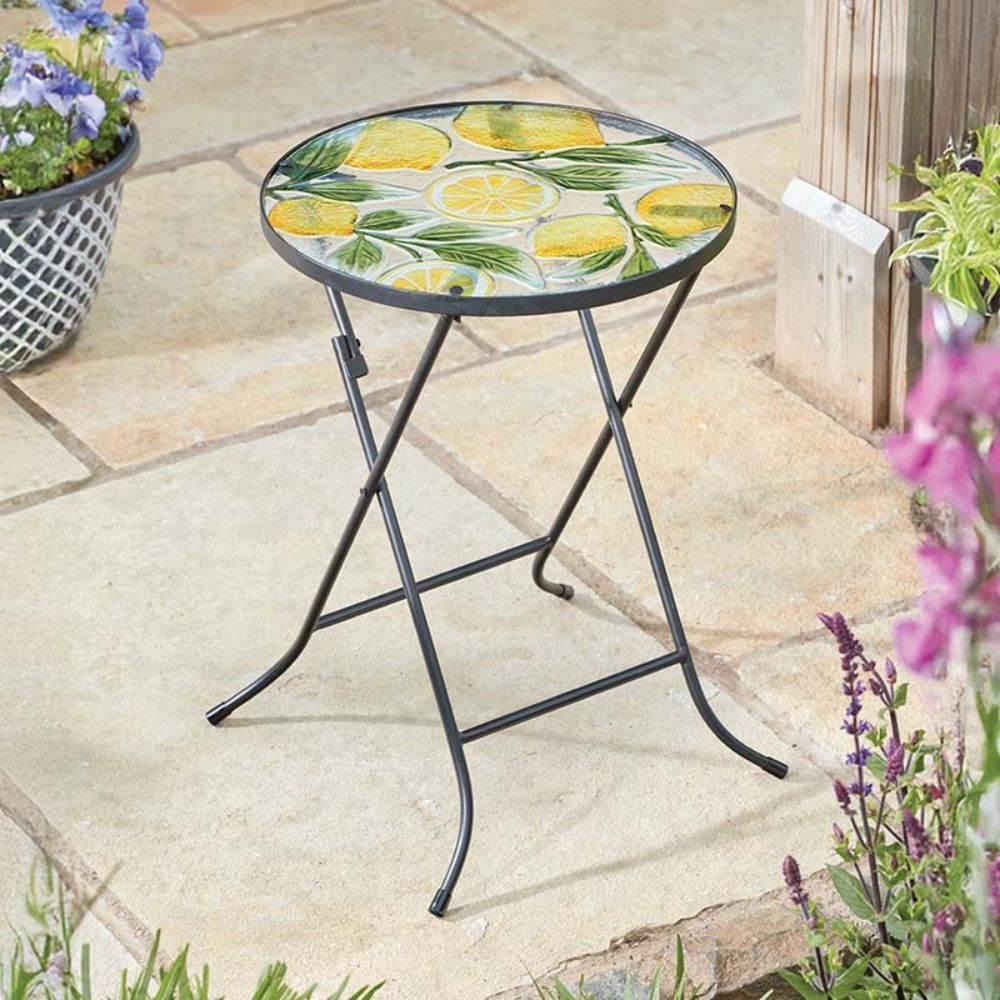 Smart Garden 45x60cm Lemon Glass Table
