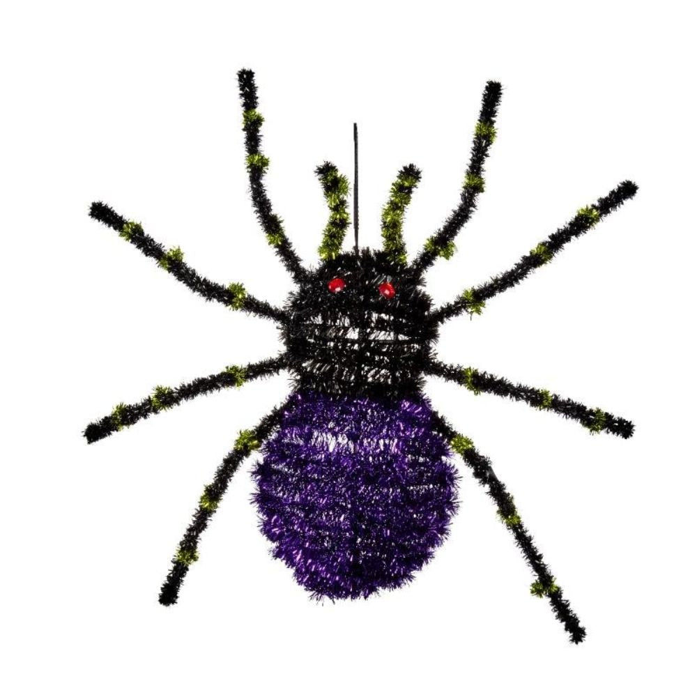 Smart Garden 49cm Sparkle Spider Halloween Decoration (Choice of 2)