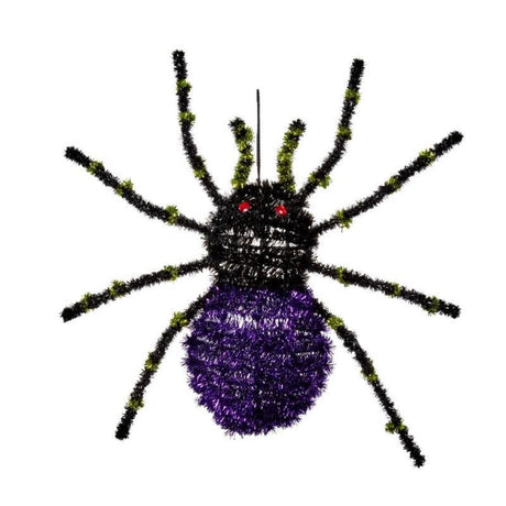 Smart Garden 49cm Sparkle Spider Halloween Decoration (Choice of 2)