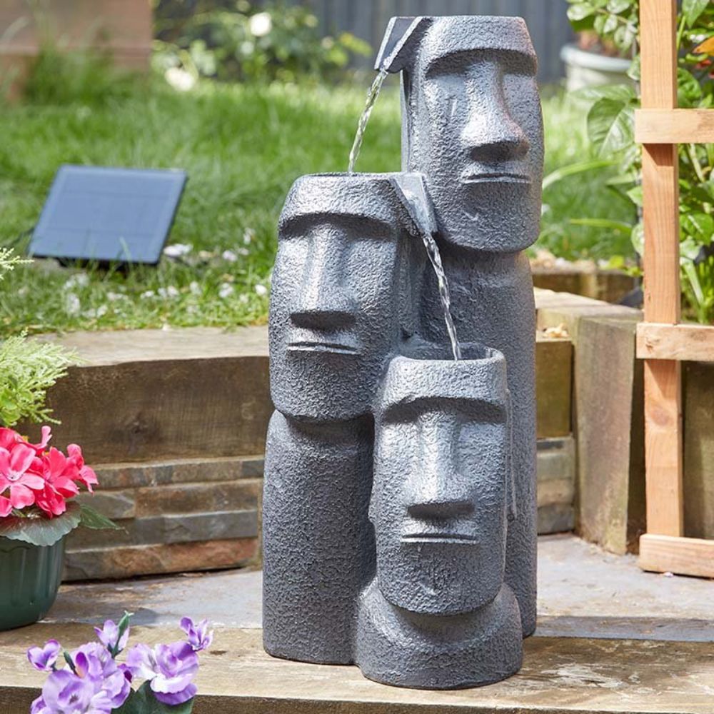 Smart Garden 51cm Easter Island Heads Water Feature