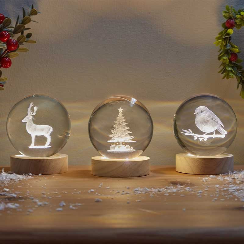 Smart Garden 9.8cm InLit GloBall Ornament - Robin