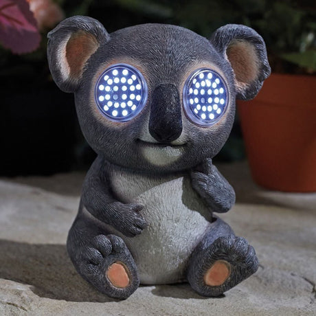 Smart Solar 13cm Blinkin' Koala Garden Ornament - Old Railway Line Garden Centre
