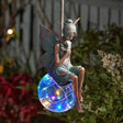 Smart Solar 23cm Fairy Fantasy Hanging Solar Light - Old Railway Line Garden Centre
