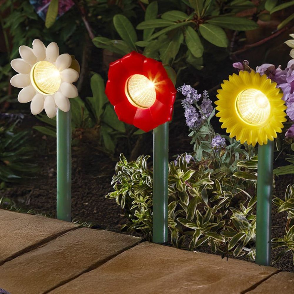 Smart Solar 26cm Bloom Beams Stake Light - Old Railway Line Garden Centre