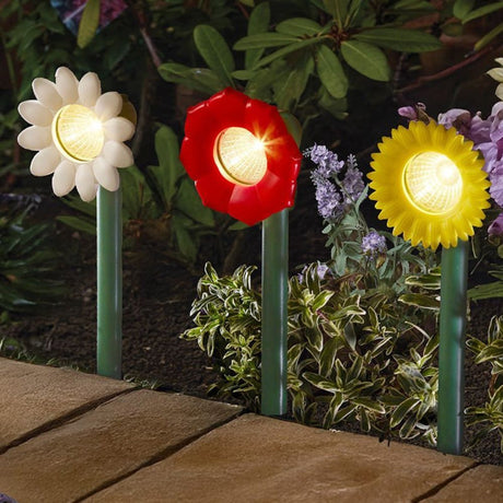 Smart Solar 26cm Bloom Beams Stake Light - Old Railway Line Garden Centre