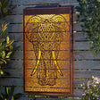 Smart Solar 50cm Elephant Wall Art with LED Back Lights - Old Railway Line Garden Centre