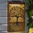 Smart Solar 50cm Tree of Life Wall Art with LED Back Lights - Old Railway Line Garden Centre