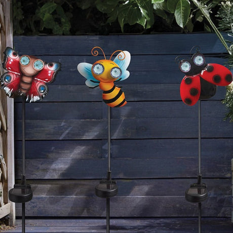 Smart Solar 78cm Blinkin' Bug Stake Lights (Choice of 3) - Old Railway Line Garden Centre