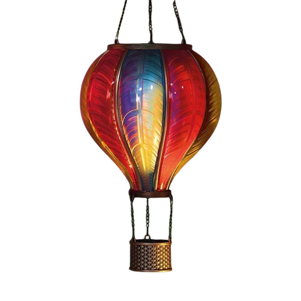 Smart Solar 80cm Rainbow Flaming Balloon - Old Railway Line Garden Centre