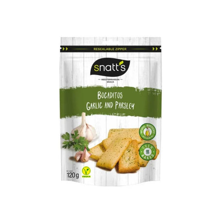Snatts Tapas 120g Garlic & Parsley Snack Bread - Old Railway Line Garden Centre