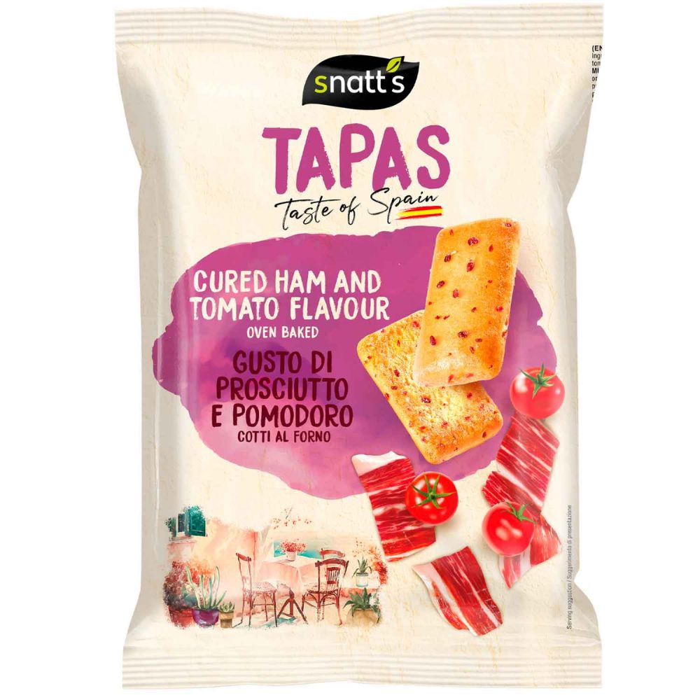 Snatt's Tapas Cured Ham and Tomato 120g