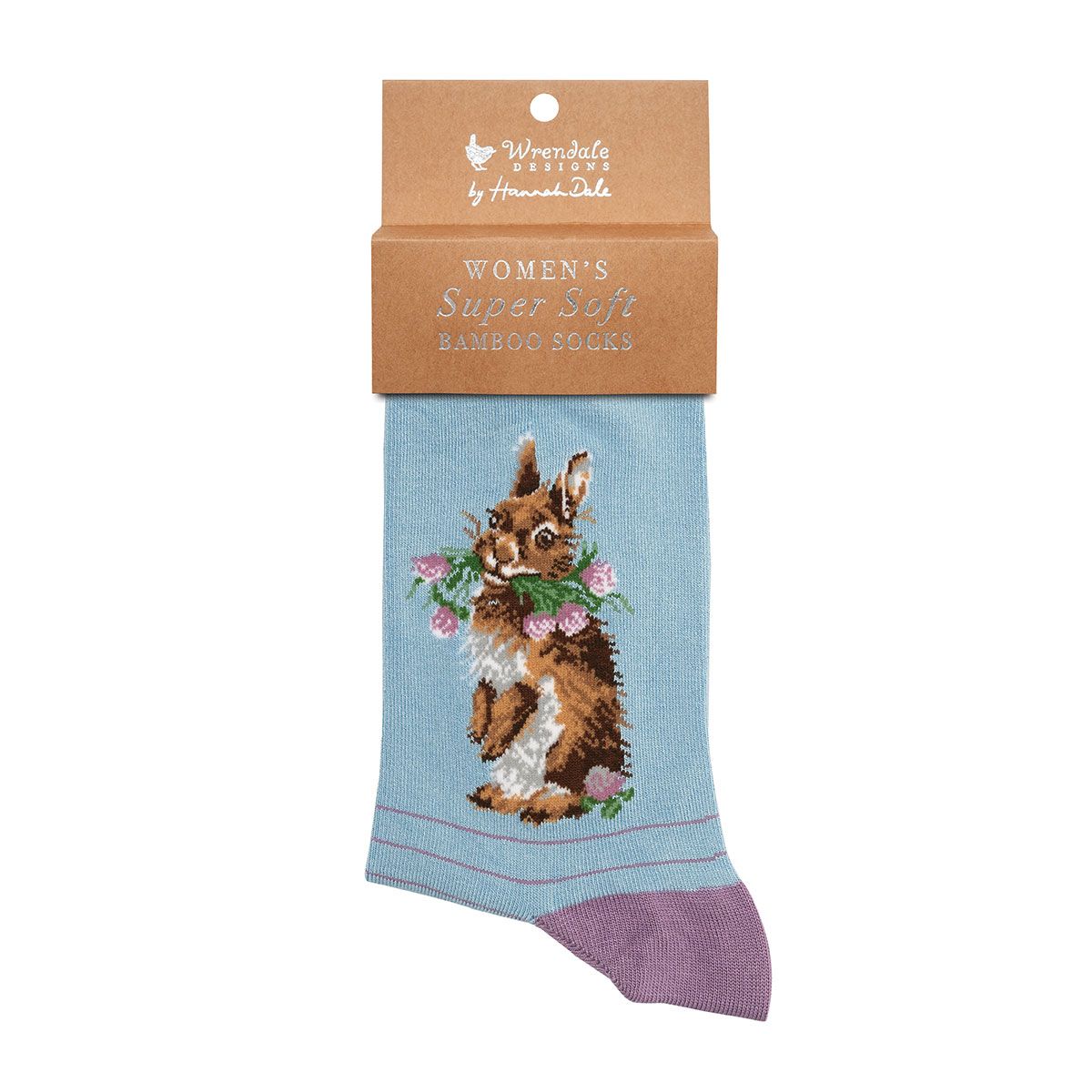 Wrendale 4-7 'Head Clover Heels' Rabbit Women' Socks