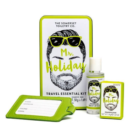 Somerset Toiletry Co Mr Holiday Travel Essential Gift Tin - 509930 - Old Railway Line Garden Centre