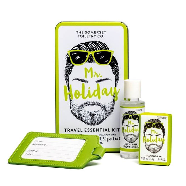 Somerset Toiletry Co Mr Holiday Travel Essential Gift Tin - 509930 - Old Railway Line Garden Centre