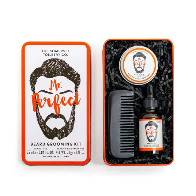 Somerset Toiletry Co Mr Perfect Beard Grooming Gift Kit - 519210 - Old Railway Line Garden Centre