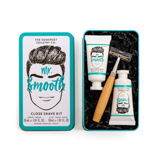 Somerset Toiletry Co Mr Smooth Close Shave Gift Kit - 519220 - Old Railway Line Garden Centre