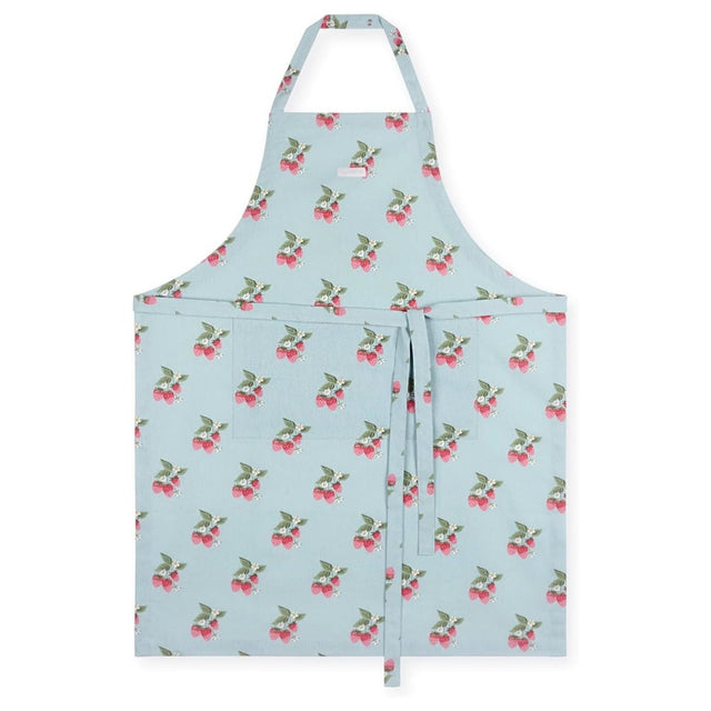 Sophie Allport Strawberries Blue Adult Apron - Old Railway Line Garden Centre
