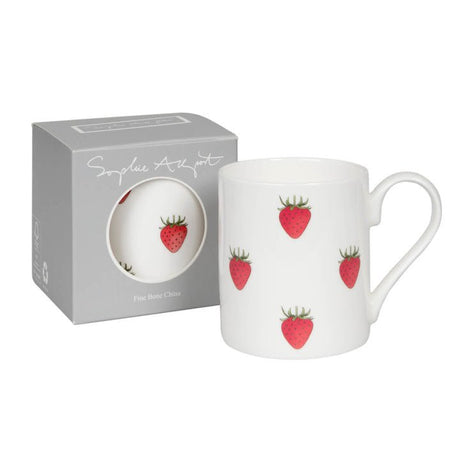 Sophie Allport Strawberries Mug - Large - Old Railway Line Garden Centre