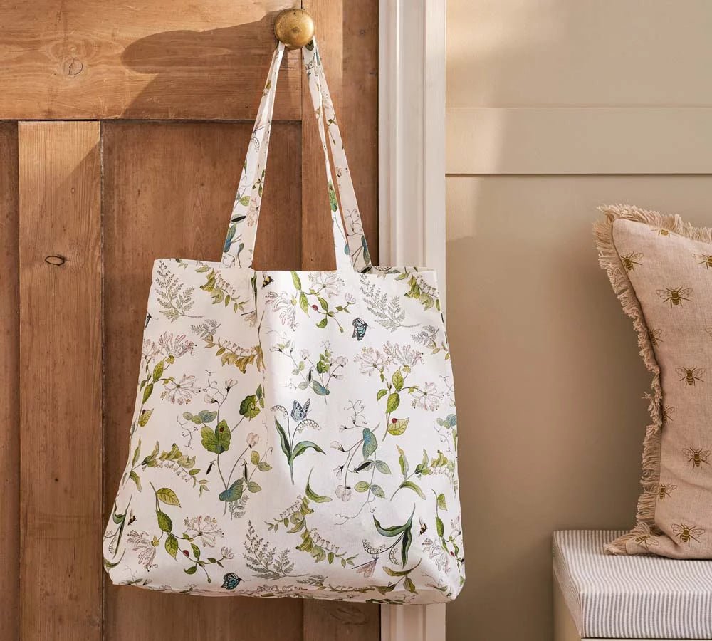 Sophie Allport Wild Floral Cotton Tote Bag - Old Railway Line Garden Centre