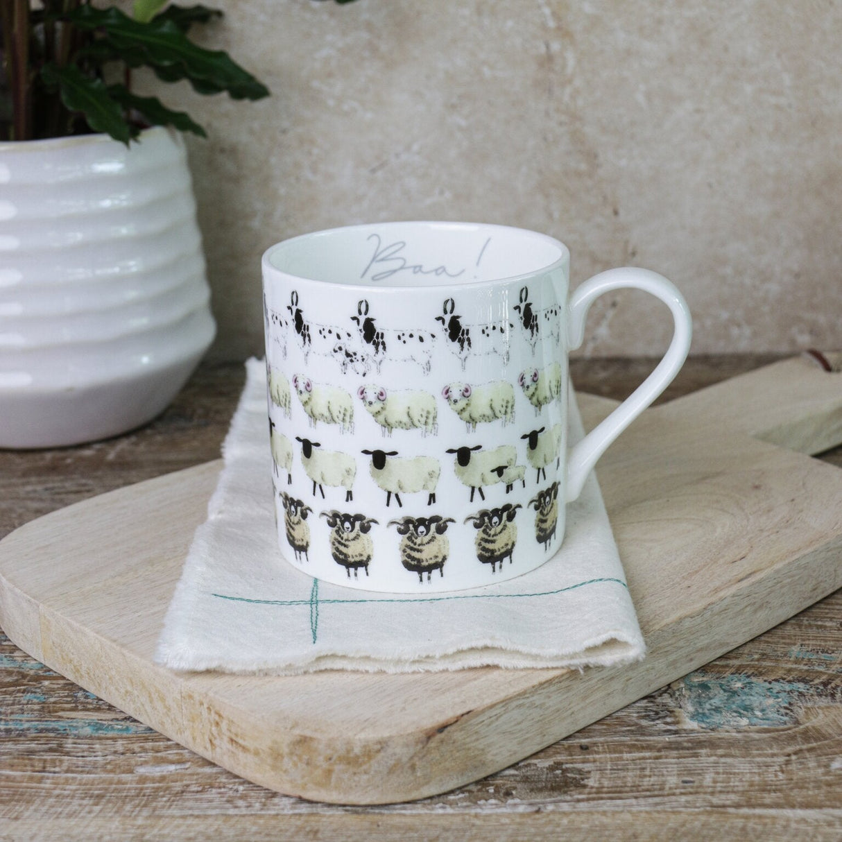Sophie Alport Sheep Baa Mug - Old Railway Line Garden Centre