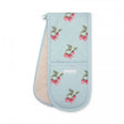 Sophie Alport Strawberries Blue Double Oven Glove - Old Railway Line Garden Centre