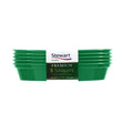 Stewarts 13 - 15cm Green Flower Pot Saucer (Pack of 5) - Old Railway Line Garden Centre