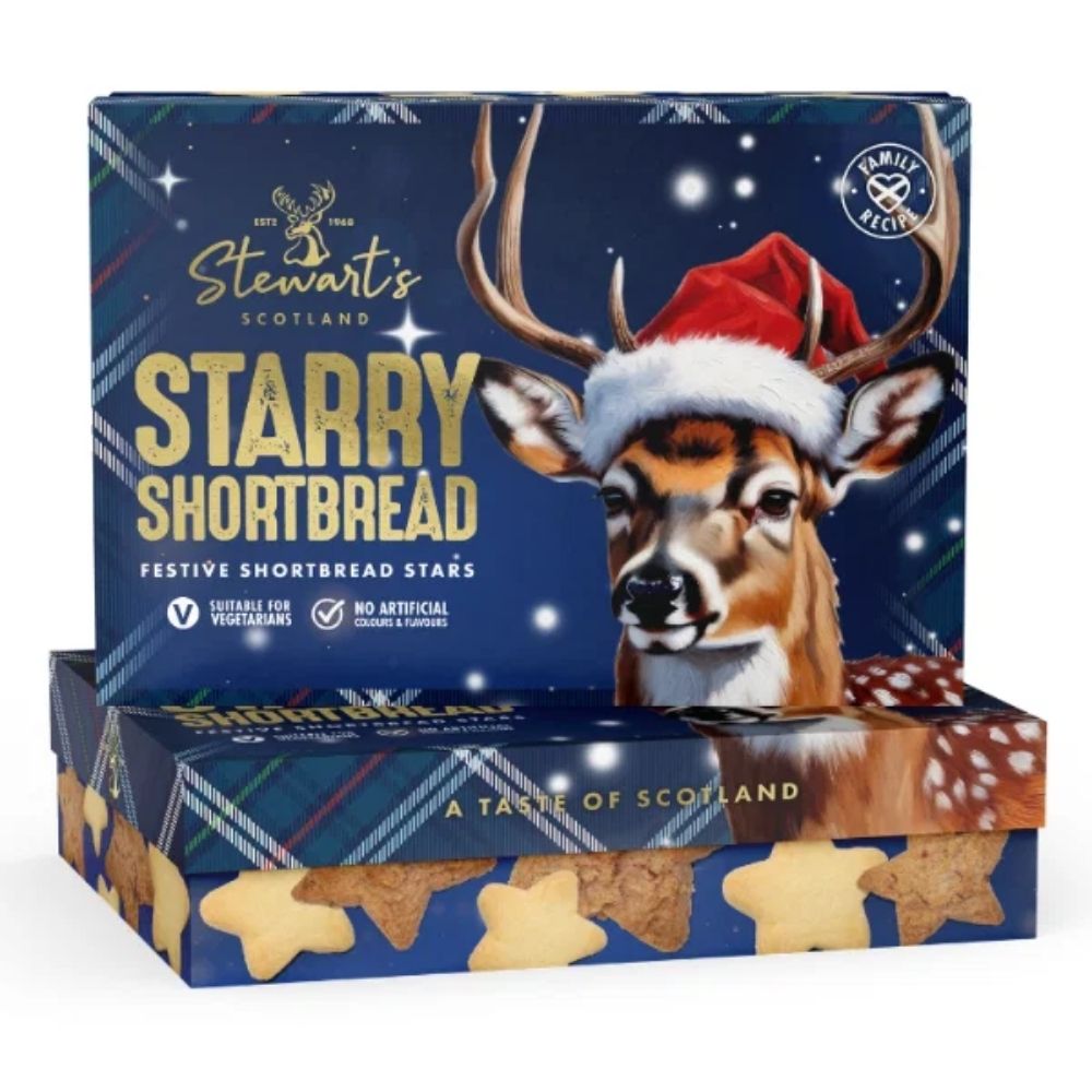 Stewart's 150g Deer Starry Shortbread