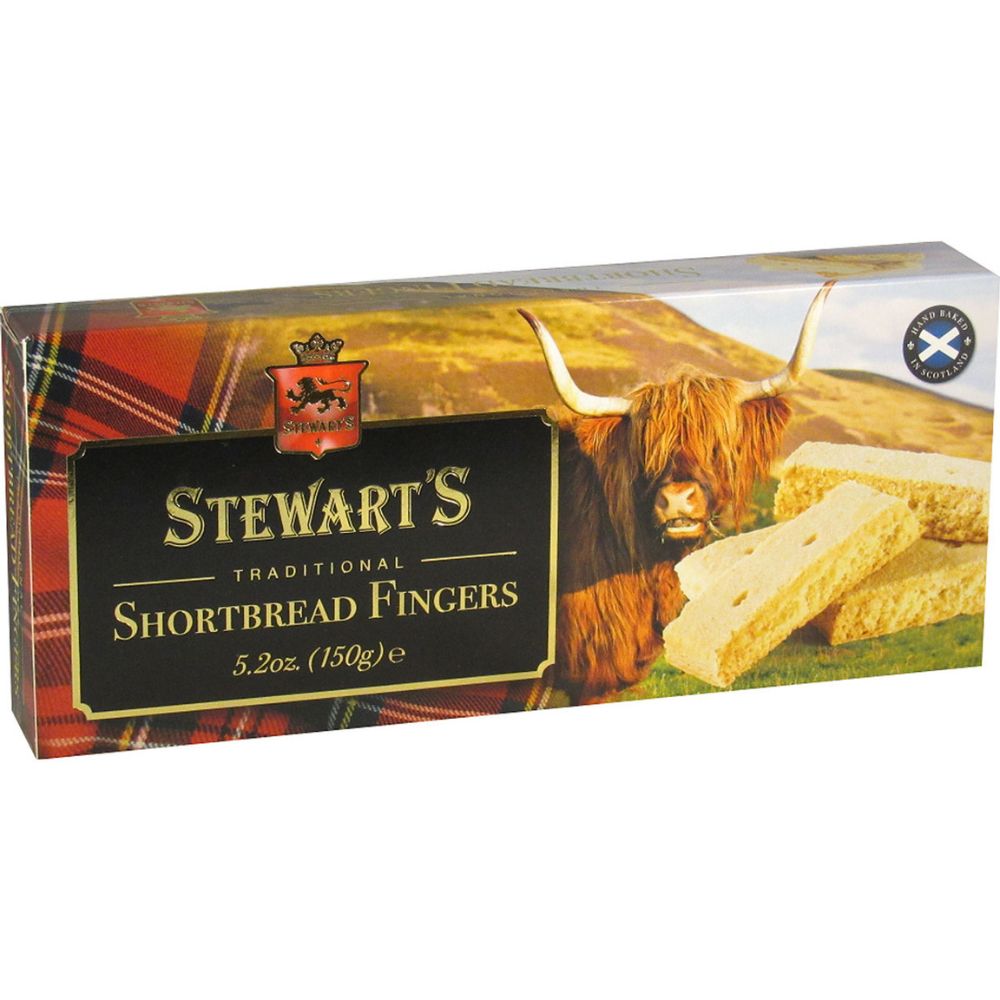 Stewart's 150g Highland Cattle Shortbread Short Finger