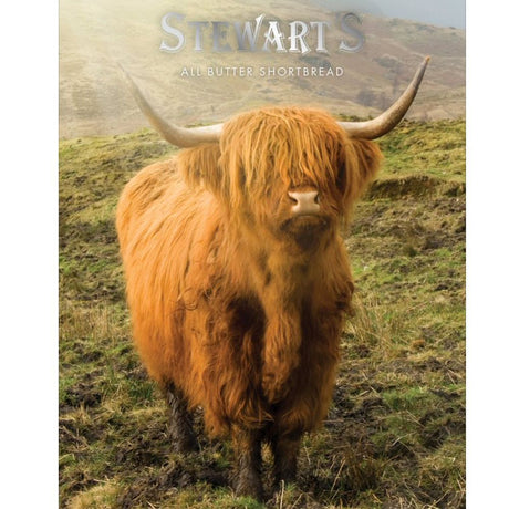 Stewart's 200g Country Collection Highland Cow All Butter Shortbread Tin