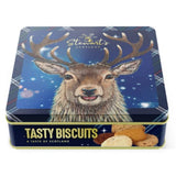 Stewart's 200g Highland Stag Signature Tasty Biscuits Tin