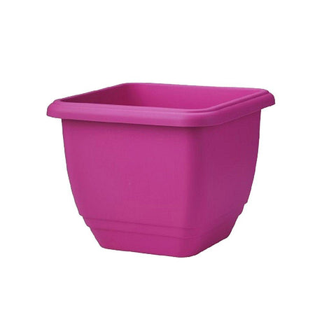 Stewarts 30cm Cherry Red Square Patio Planter - Old Railway Line Garden Centre