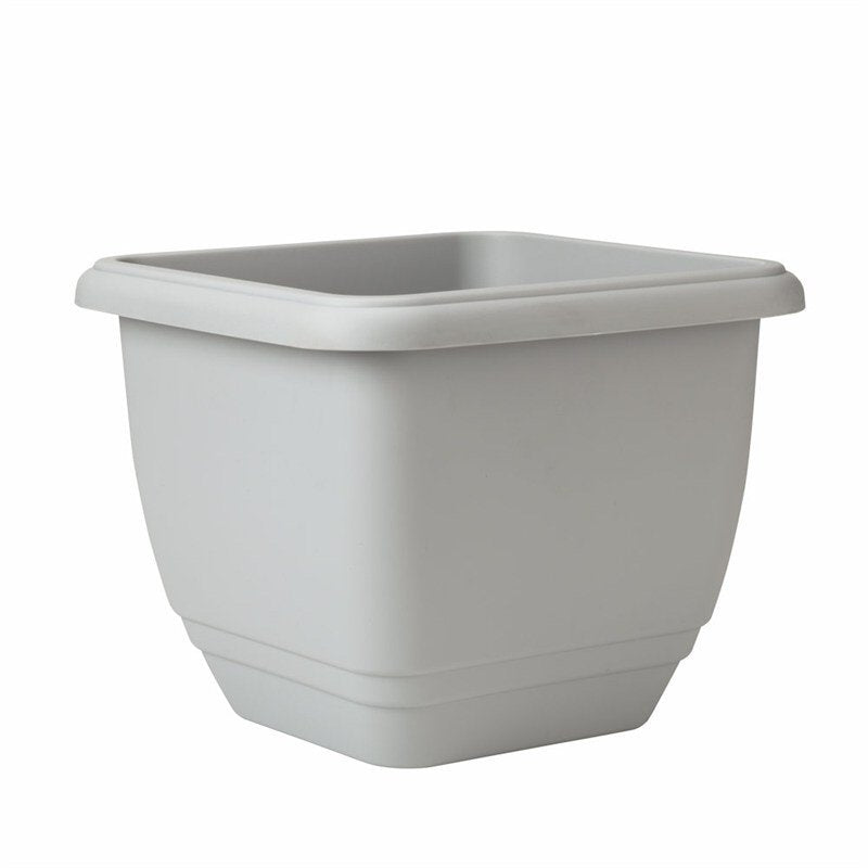 Stewarts 30cm Dove Grey Square Patio Planter - Old Railway Line Garden Centre