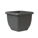 Stewarts 30cm Slate Grey Square Patio Planter - Old Railway Line Garden Centre