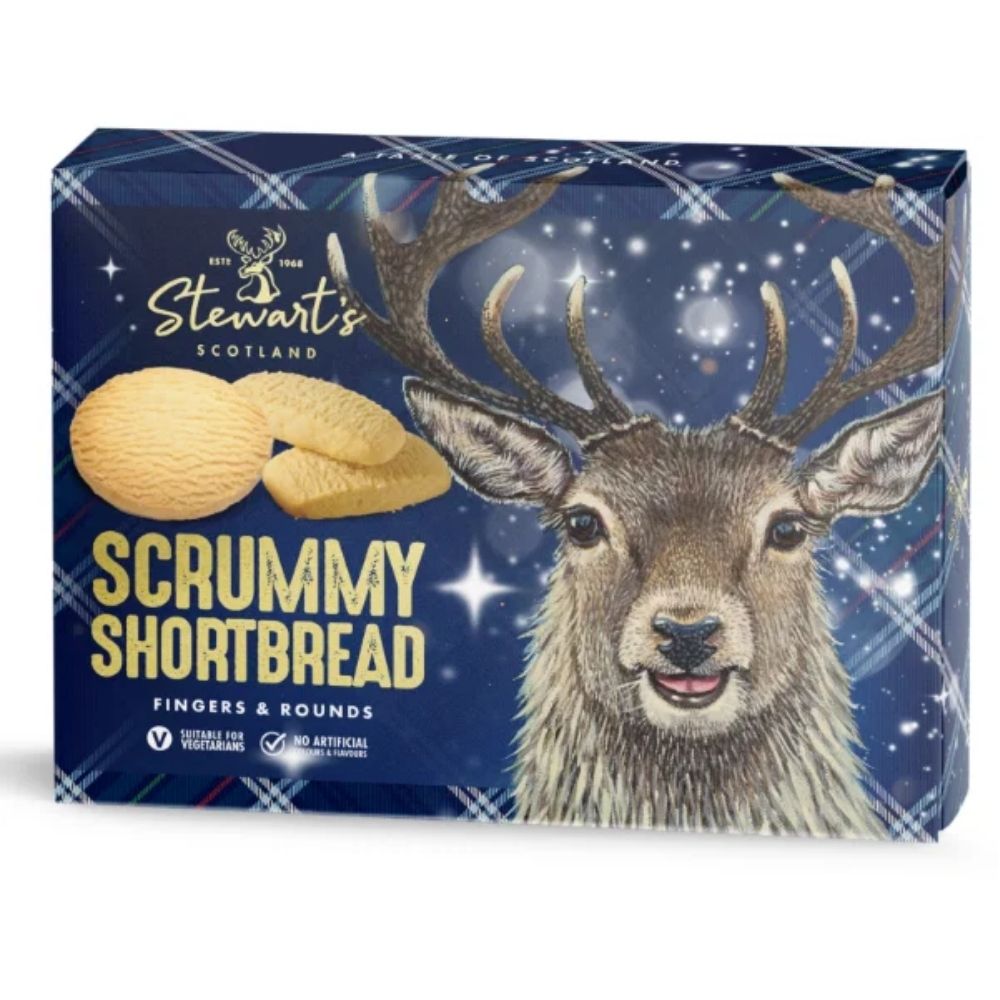 Stewart's 360g Shortbread in Highland Stag Tin