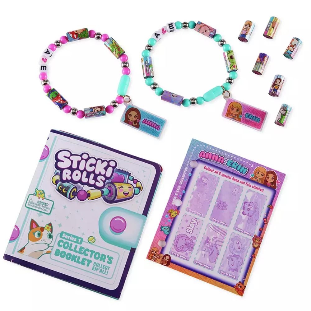 Sticki Rolls Anna & Erin BFF Bracelet Pack - Old Railway Line Garden Centre