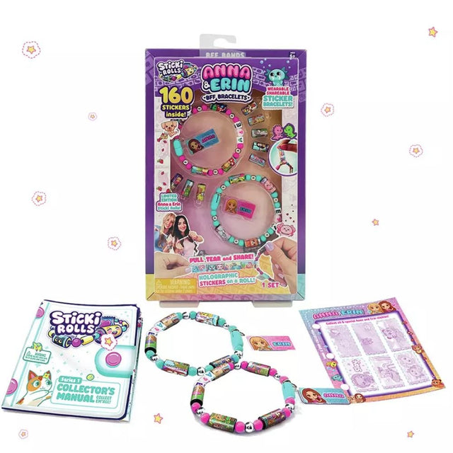 Sticki Rolls Anna & Erin BFF Bracelet Pack - Old Railway Line Garden Centre
