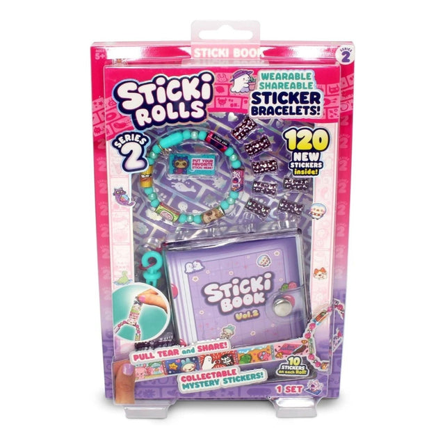 Sticki Rolls Sticki Book & Sticker Bracelet Kit (Series 2) - Old Railway Line Garden Centre