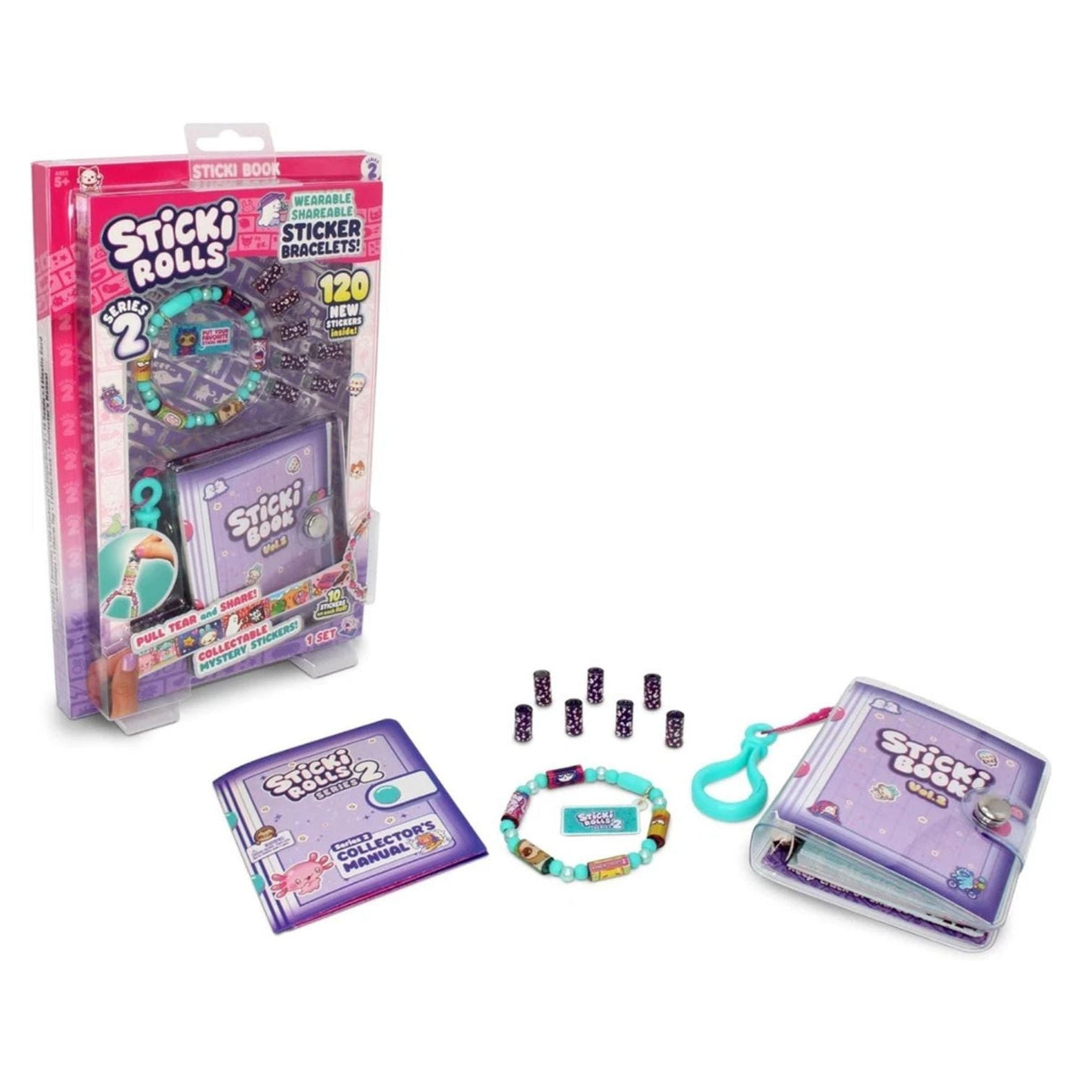 Sticki Rolls Sticki Book & Sticker Bracelet Kit (Series 2) - Old Railway Line Garden Centre