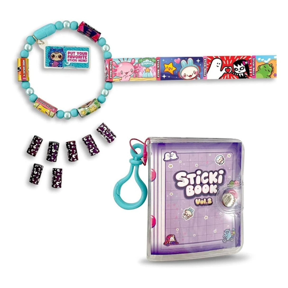 Sticki Rolls Sticki Book & Sticker Bracelet Kit (Series 2) - Old Railway Line Garden Centre