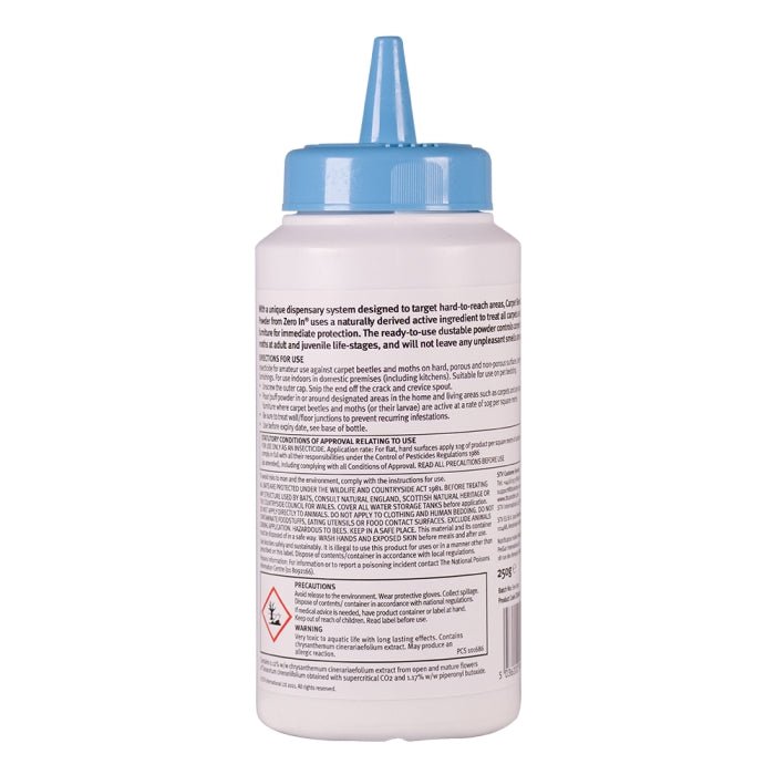 STV Zero In 250g Carpet Beetle & Moth Killer - Old Railway Line Garden Centre