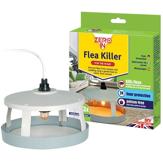 STV Zero In Flea Killer Effective Plug in Trap for Flea Control - Old Railway Line Garden Centre