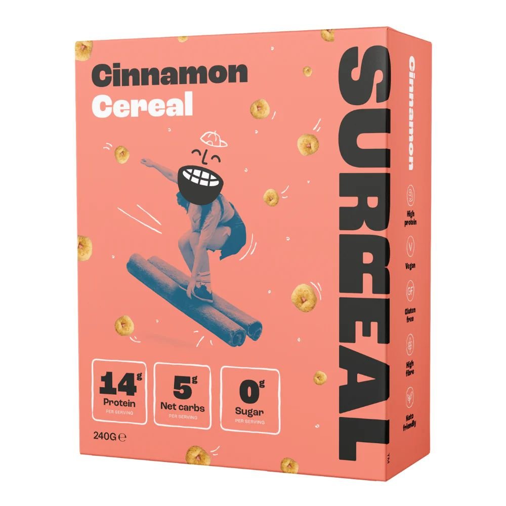 Surreal 240g Protein Cinnamon Cereal - Old Railway Line Garden Centre