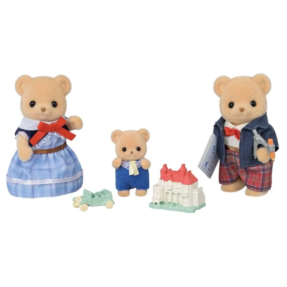 Sylvanian Families Biscuit Bear Family - Old Railway Line Garden Centre