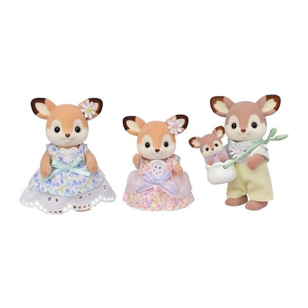 Sylvanian Families Deer Family Playset - Old Railway Line Garden Centre