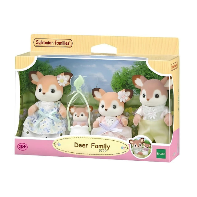 Sylvanian Families Deer Family Playset - Old Railway Line Garden Centre